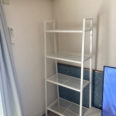 【取引終了】IKEA スチールラック ホワイト 4段