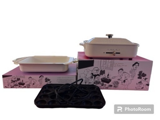 BRUNO BOE021-WH \u0026 NABE ホットプレート \u0026 鍋 SET