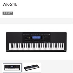 【値下げ交渉可能】CASIO wk-245 電子ピアノ