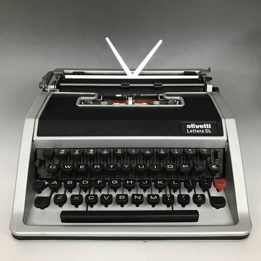 BF10/66　olivetti Lettera DL アンティーク英文タイプライター オリベッティ レッテラ DL タイプ確認済 中古品◆