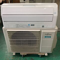 K05188　中古エアコン 富士通 2019年製 主に6畳用 冷房能力 2.2KW / 暖房能力 2.5KW