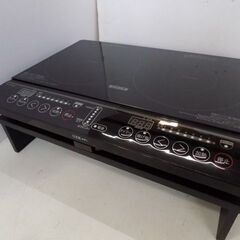 新札幌発 山善 /YAMAZEN /IHクッキングヒーター/YEM-W1456 /2口 /設置スタンド付 /2022年製/2422