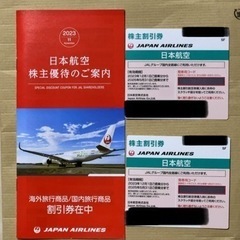 JAL日本航空 株主割引券2枚🉐来年2025年5月31日ご...