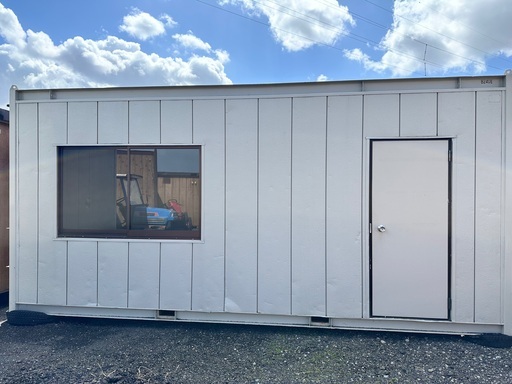 ４坪ユニットハウス　仮設ハウス　プレハブ　コンテナハウス　現場事務所　塗装済　県内送料無料！！県外激安発送！！