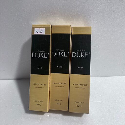 【3本】メンズオールインワンジェル DUKE' nature pods 50mL