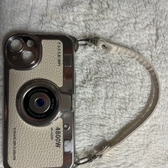 iPhone13   カメラ型ケース白