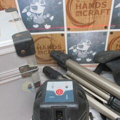 ボッシュ GLL5-40G 墨出し器 中古品 受光器 赤レーザー 三脚付 【ハンズクラフト宜野湾店】