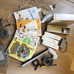 Wii 本体とソフト４本