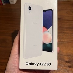 [新品未使用] Galaxy A22 5G 64GB ホワイト