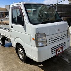 キャリィ 4WD エアコン パワステ MT 軽トラ 車検2年付 ...