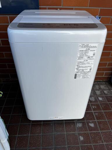 【sj374】Panasonic　パナソニック　全自動洗濯機　5.0kg  2020年製