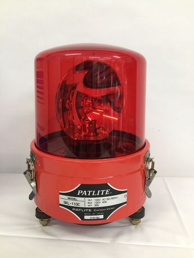 セール 登場から人気沸騰 未使用 大型 パトライト 回転灯 防滴 赤 SKL-110C 100V 162mm その他