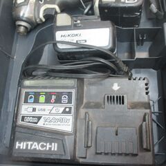 日立 WH14DDL2 インパクトドライバ 中古品 14.4V バッテリー×2 充電器 