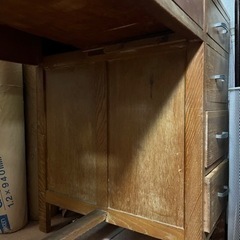 値下げ◎昭和レトロ 片袖机 デスク 学校の先生