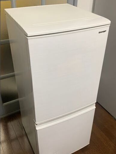 SHARP 冷蔵庫 SJ-D14F-W 137L 2ドア 2020年製