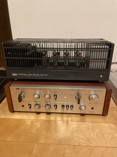 Luxman A2500 A3300 オーディオマニア 管球式パワーとプリアンプ