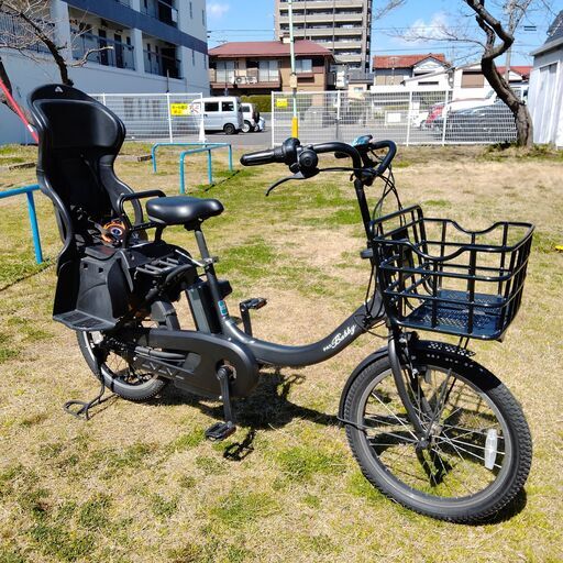 チャイルドシート用シートベルト交換済!  ヤマハ PAS Babby un マットブラック 12.3Ah