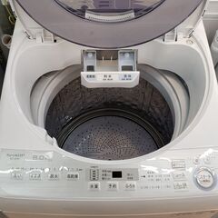 SHARP 2019年製 8.0㎏全自動洗濯機　ES-GV8C