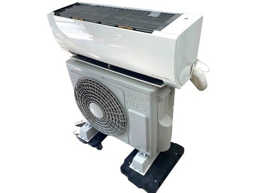 JY HITACHI エアコン 白くまくん おもに6畳用 2018製 100V 平行型 動確/ポンプダウン済 RAS-G22H