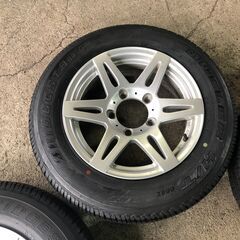 ジムニー 　ホイール LIUFENG タイヤ175/80R16 4本9分山