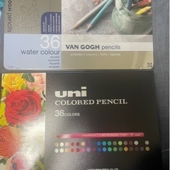色鉛筆と水彩色鉛筆