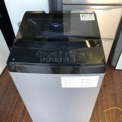 福岡市内配送設置無料　2021年式　ニトリ　全自動洗濯機 6.0kg NTR60 BK  ブラック 自分流コース スピーディコース 槽洗浄 槽乾燥 