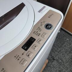 🙇‍♂️h060327売約済み❌5806‼️配送設置は無料🙌‼️最新2022年製✨SHARP 6kg 洗濯機
