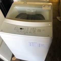 福岡市内配送設置無料 6kg 洗濯機 2021 年製 ニトリ NTR60