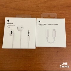 Apple    純正　イヤホン　変換ケーブル　2点セット