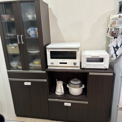 ニトリ　レンジ台　食器棚　キッチンカウンター
