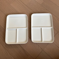 2枚セット　無印良品　ワンプレート皿　大