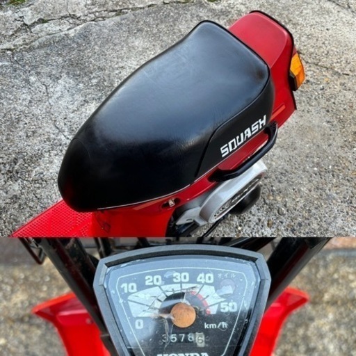 スカッシュAB11 実働！セル・キック1発！バッテリー新品！HONDA SQUASH