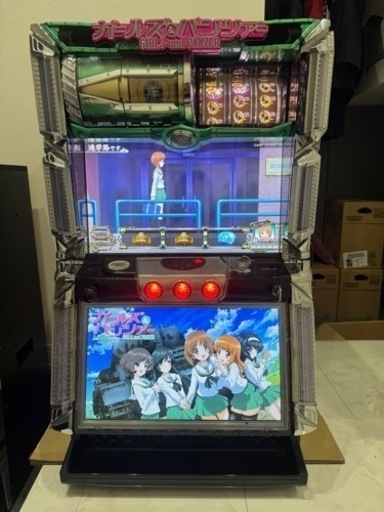 ガールズ＆パンツァー ガルパン ◆コイン不要機付◆ スロット 家スロ パチスロ実機 実機