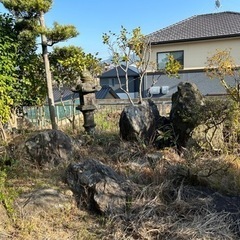 庭石差し上げます。