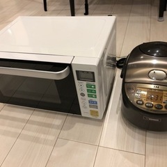 電子レンジ炊飯器セット