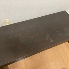 【0円】家具 ローテーブル　ダークブラウン