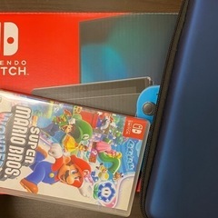 Nintendo Switch 完品 マリオ付き 専用マイクイヤホン付き