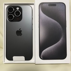 新品　iPhone 15Pro 128GB ブラックチタニウム　...