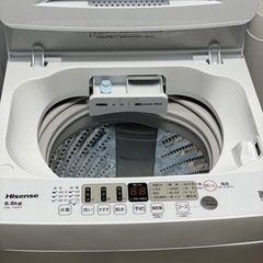 送料・設置込み　洗濯機　5.5kg  Hisense 2022年