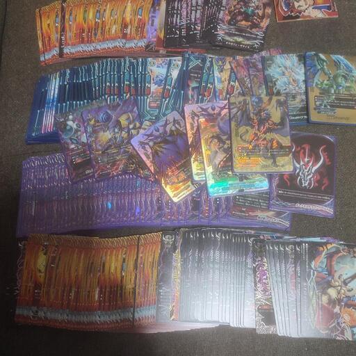 バディファイト 引退 デッキ、未開封パック等多数