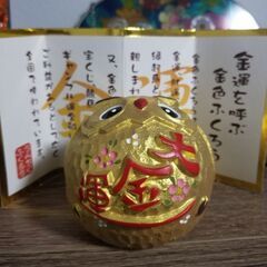 激安商品多数出品中。金ピカッ☆フクロウ大金運貯金箱。