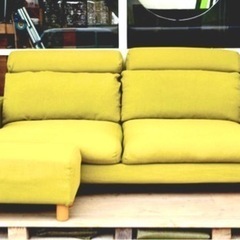 無印良品】定価14万円 ソファ 2.5人掛け オットマン ソファー