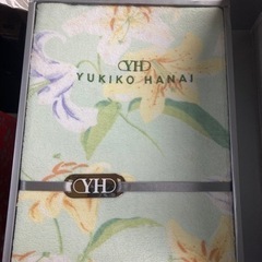 【新品未使用】YUKIKO  HANAI  大阪西川　綿毛布