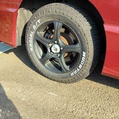 タイヤ+ホイール　人気のホワイトレター　195/65R15