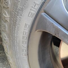 タイヤ+ホイール　人気のホワイトレター　195/65R15