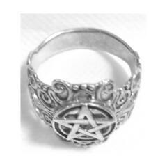 PeterStone: Scrollwork Pentacle Ring