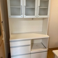 NITORI キッチンボード 食器棚 カップボード ホワイト