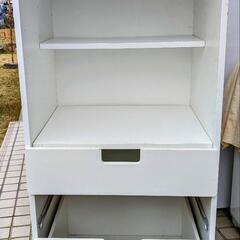 白の収納ボックス（IKEA製）　お子様のおもちゃ箱にも最適！！
