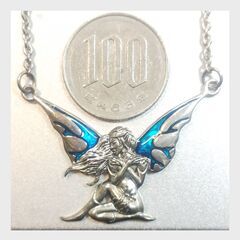 PeterStone: Dark Wings Fairy Silver Neck
