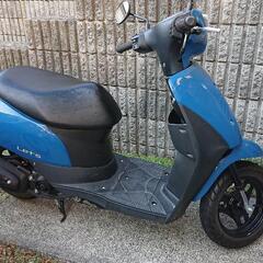 ほぼ新車　スズキ　レッツ 　原付バイク　スクーター　バッテリー新品